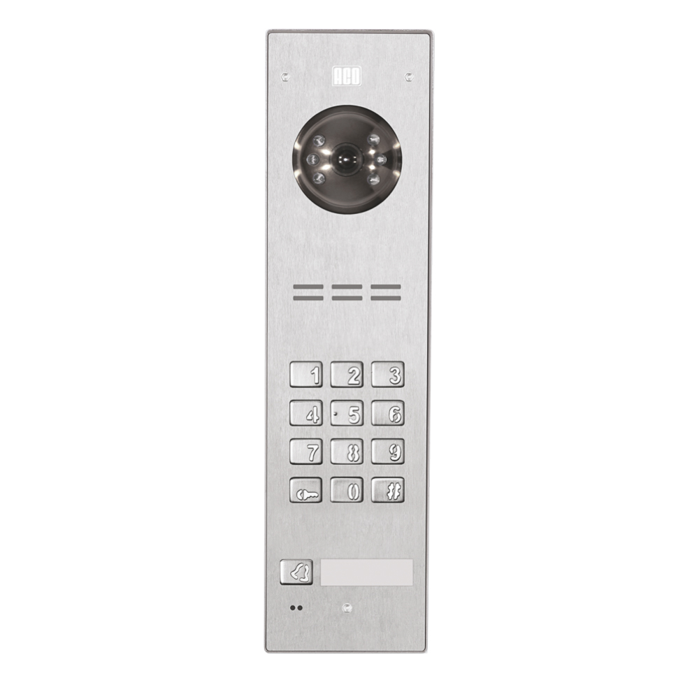 FAM-PV-1NPZS NT Wideodomofon cyfrowy z zamkiem szyfrowym i 1 przyciskiem