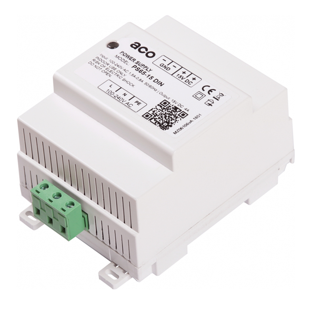 PS65-15 DIN DC power supply unit for DIN rail