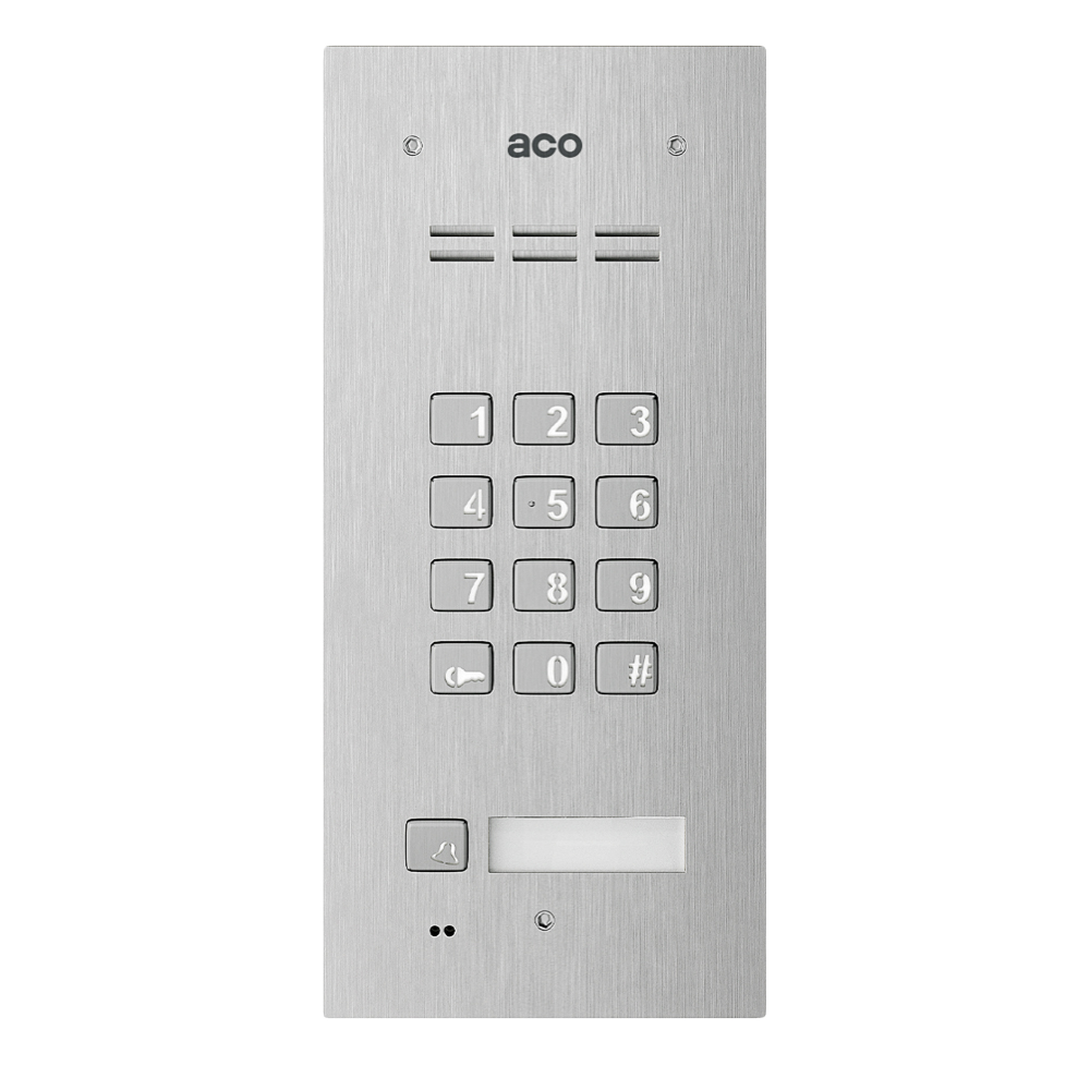 FAM-P-1NPZS Digital door entry panel with code lock and 1 button