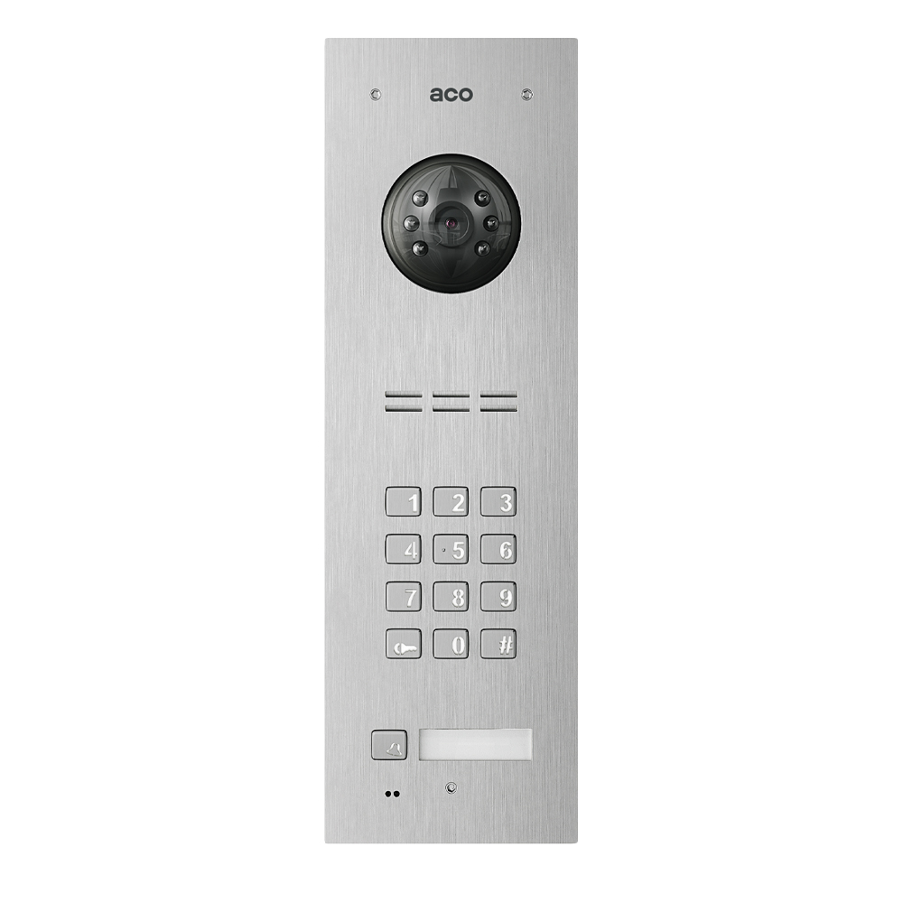 FAM-PV-1NPZS Video door entry panel with code lock and 1 button