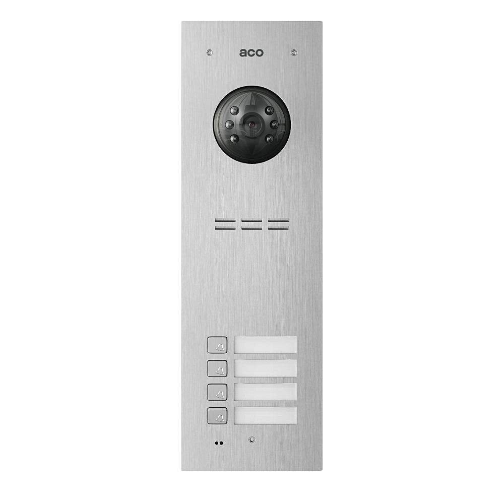 FAM-PV-4NPACC Video door entry panel with key fob reader and 4 buttons