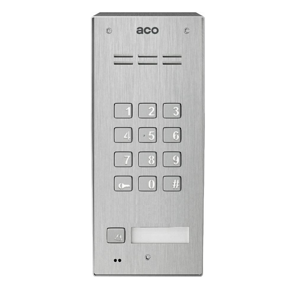FAM-P-1NPZSACC NT Digital door entry panel with key fob reader, code lock and 1 button