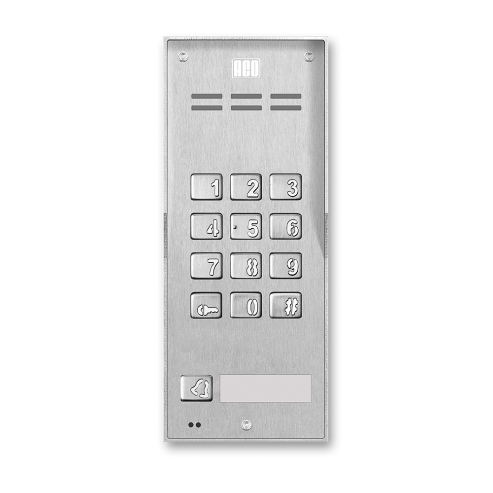 FAM-P-1NPZS NT Domofon cyfrowy z zamkiem szyfrowym i 1 przyciskiem